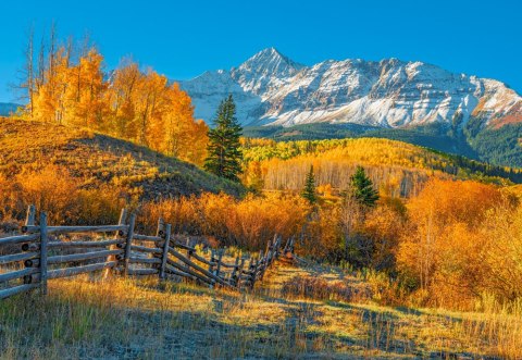Puzzle 1000 el. View Of Wilson Peak In Autumn, USA CASTORLAND C-105502