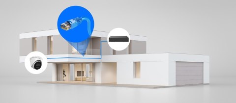 Zestaw monitoringu IP Hilook 6 kamer IPCAM-T8-30DL 2.8mm z dyskiem 2TB