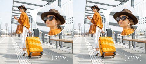 Zestaw monitoringu IP Hilook 6 kamer IPCAM-T8-30DL 2.8mm z dyskiem 2TB