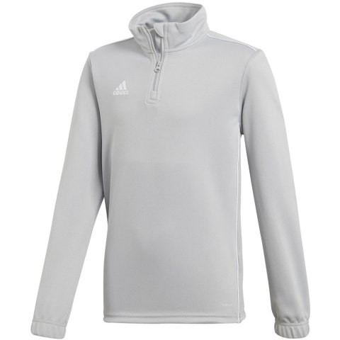 Bluza dla dzieci adidas Core 18 Training Top JUNIOR szara CV4142 Bluza dla dzieci adidas Core 18 Training Top JUNIOR szara CV4142