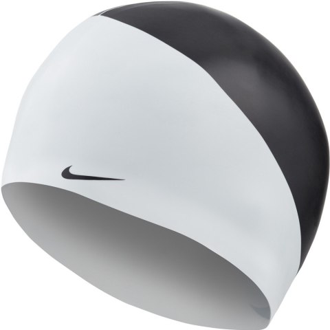 Czepek pływacki Nike Os Slogan biało-czarny NESS9164-001 Czepek pływacki Nike Os Slogan biało-czarny NESS9164-001