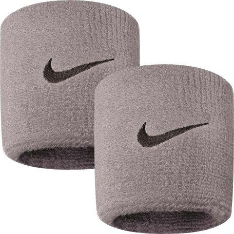 Frotki na rękę Nike Swoosh szare 2szt NNN04051 Frotki na rękę Nike Swoosh szare 2szt NNN04051