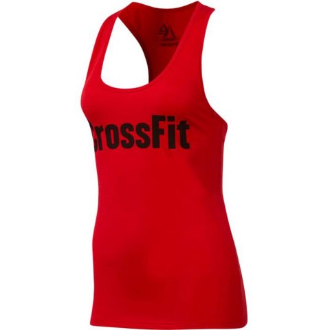 Koszulka damska Reebok CF Graphic Tank F czerwona DP1226 Koszulka damska Reebok CF Graphic Tank F czerwona DP1226