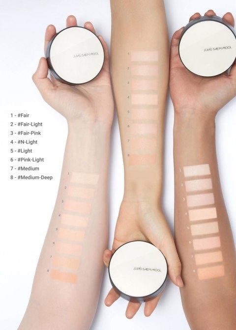 JSM Essential Skin Nuder Cushion Podkład do twarzy Pink Light 14 g