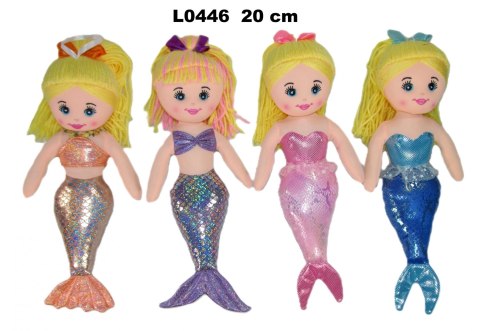 LALKA SZMACIANA 20CM SYRENKA MIX SA
