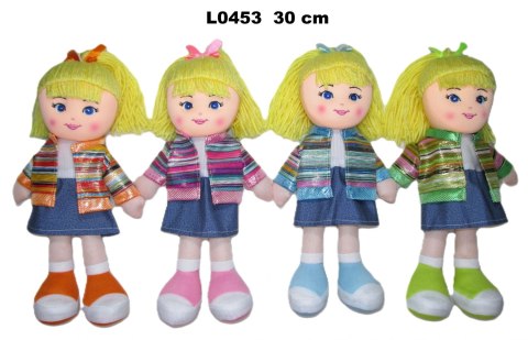 LALKA SZMACIANA 30CM W SWETERKU MULTIKOL SA FOL
