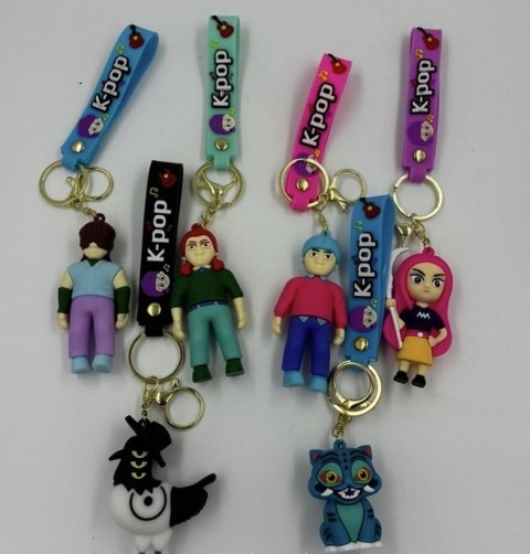 BRELOK GUM K-POP HUNTRIX DUZY Z OPASKA MIX A 24