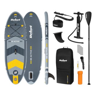 Deska SUP REBEL ACTIVE pompowana 244x76x10, zestaw