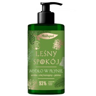 HERBAPOL Mydło w płynie Leśny spokój Arnika i Olej konopny 390 ml