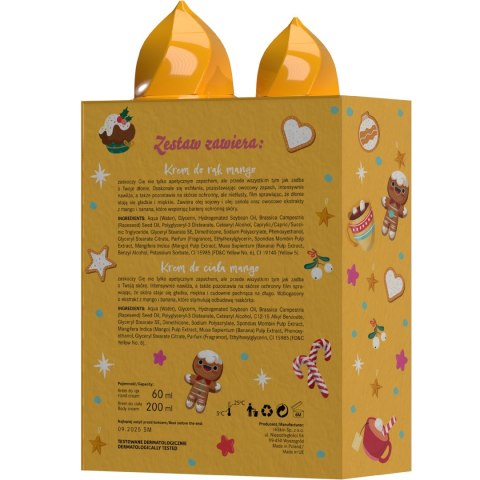 HISKIN Zestaw prezentowy Krem do rąk + Balsam do ciała - Mango