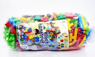 Klocki konstrukcyjne wafle 150 elementów CZAKO 025708