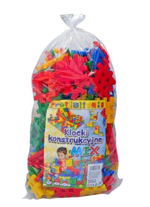 Klocki konstrukcyjne wafle 150 elementów CZAKO 025708