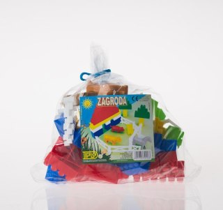 Klocki plastikowe 48 elementów Zagroda DIPLO 702163