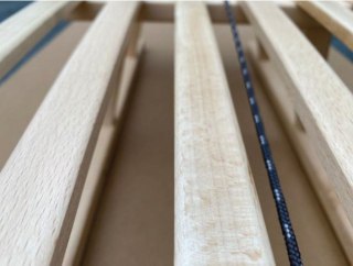 SANKI DREW Z OPARCIEM I SZNURKIEM 85CM