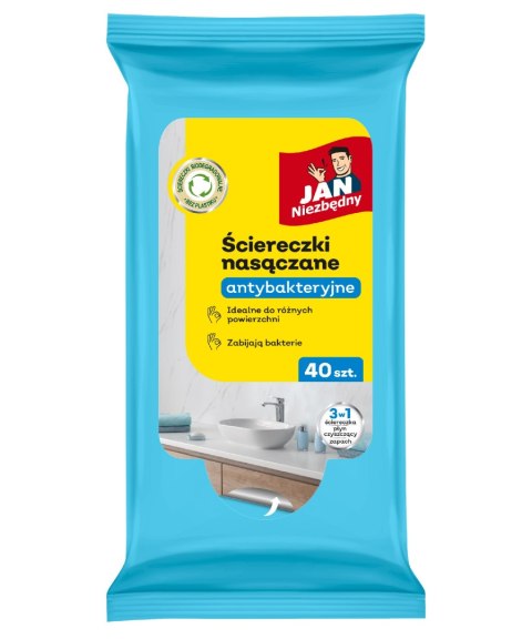 SAR JAN NZ Ściereczki nasącz. antybakt. 40szt &
