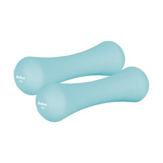Hantelki żeliwne neoprenowe 2x1kg, REBEL ACTIVE