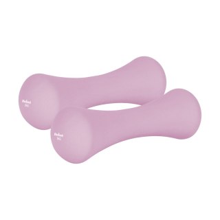 Hantelki żeliwne neoprenowe 2x2kg, REBEL ACTIVE