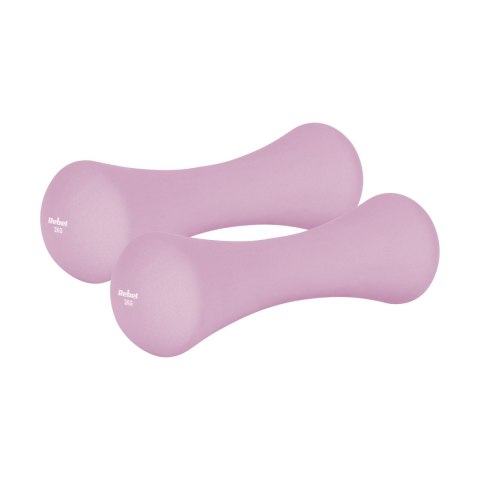 Hantelki żeliwne neoprenowe 2x2kg, REBEL ACTIVE