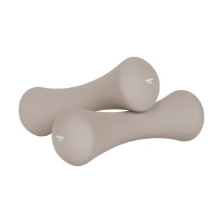 Hantelki żeliwne neoprenowe 2x4kg, REBEL ACTIVE