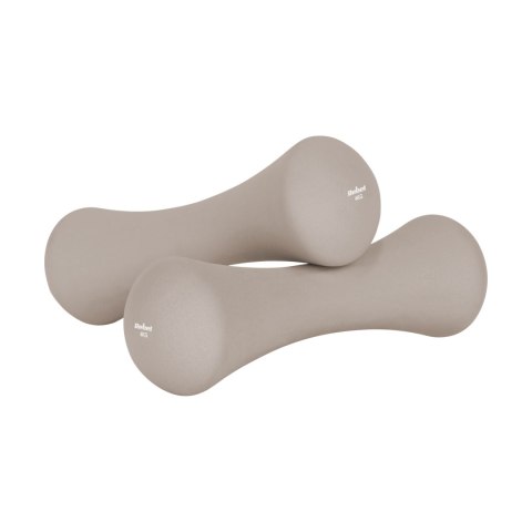 Hantelki żeliwne neoprenowe 2x4kg, REBEL ACTIVE