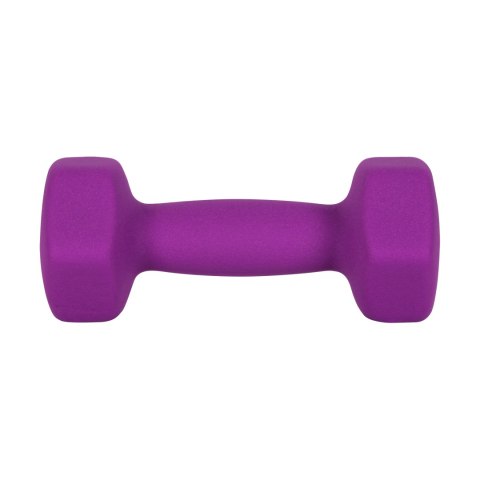 Hantelki żeliwne neoprenowe HEX 2x2.5kg, REBEL ACTIVE