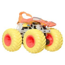 Hot Wheels Monster Trucks Metalowy pojazd w skali 1:64 świecący w ciemności, JFX08 WB6