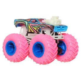 Hot Wheels Monster Trucks Metalowy pojazd w skali 1:64 świecący w ciemności, JFX08 WB6