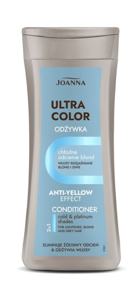 JOANNA Ultra Color Koloryzująca odżywka do włosów - chłodne odcienie blond 200g
