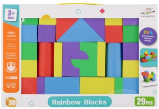 Klocki piankowe 34 elementy MEGA CREATIVE 545064