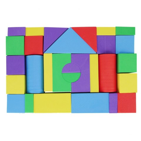 Klocki piankowe 34 elementy MEGA CREATIVE 545064