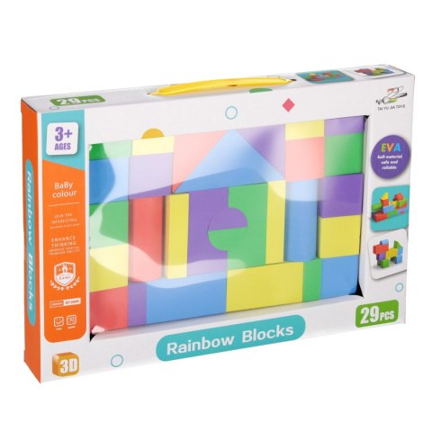 Klocki piankowe 34 elementy MEGA CREATIVE 545064