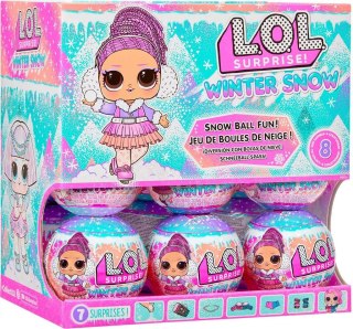 Lalka Lol Surprise z akcesoriami Winter Snow kula MGA 120643EUC