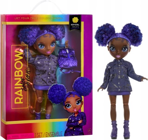 Lalka Rainbow High Junior High Krystal Baily MGA 582984EUC