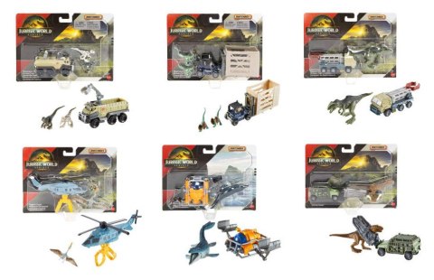 Matchbox Jurassic World Dino Transporters pojazdy odlewane ciśnieniowo w skali 1:64 JGL74