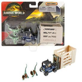 Matchbox Jurassic World Dino Transporters pojazdy odlewane ciśnieniowo w skali 1:64 JGL74