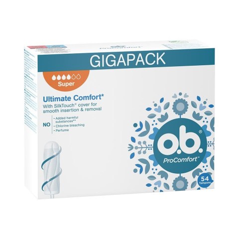 O.B. ProComfort Super Tampony 54 szt