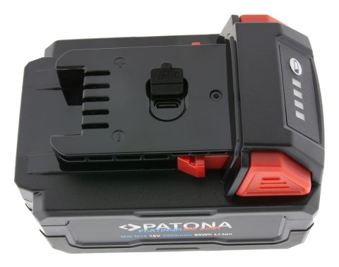 PATONA Platinum 18V Akumulator do Milwaukee M18 z portem USB-C PD45W