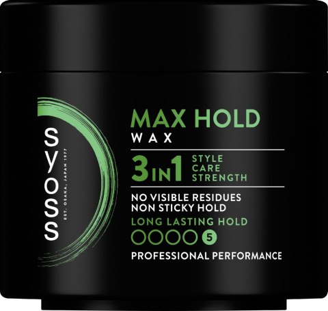SYOSS Max Hold Wosk stylizujący do włosów 150ml