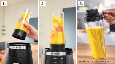 Blender kielichowy Bosch MMB6652B Serie 6 VitaPower (1800W; czarny)