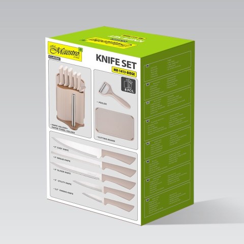 Zestaw kuchenny do krojenia MR-1413-BEIGE MAESTRO