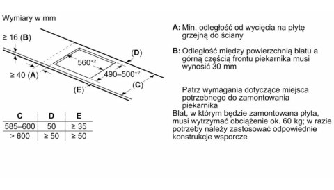 Płyta indukcyjna BOSCH PVQ61CHB1E czarny mat