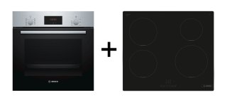 Zestaw piekarnik BOSCH HBF114ES0 + płyta indukcyjna BOSCH PUE611BB5E