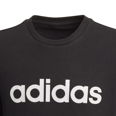 Bluza dla dzieci adidas YG Essentials Linear Sweat czarna EH6157 Bluza dla dzieci adidas YG Essentials Linear Sweat czarna EH6157