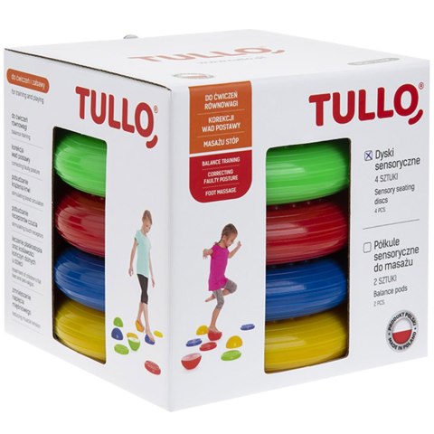 Dyski sensoryczne 4 szt.Tullo 457 Dyski sensoryczne 4 szt.Tullo 457