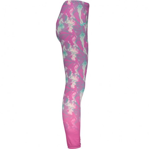 Legginsy damskie Joma Long Tight Grafity różowe 900342.500