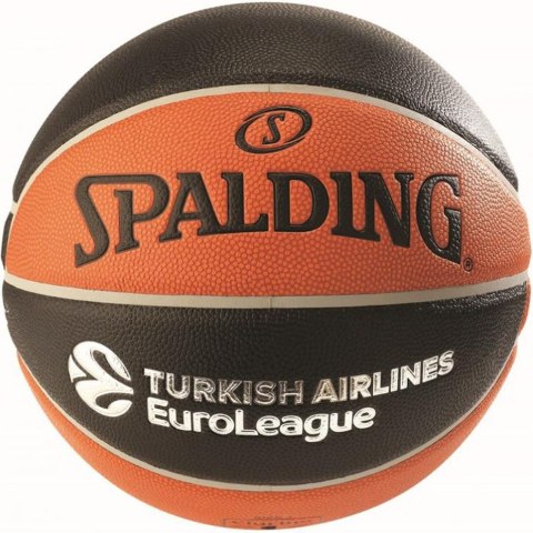 Piłka koszykowa Spalding Euroleague pomarańczowo-czarna TF-1000 Legacy 77100Z Piłka koszykowa Spalding Euroleague pomarańczowo-czarna TF-1000 Legacy 77100Z