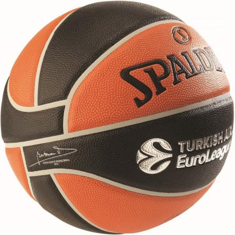 Piłka koszykowa Spalding Euroleague pomarańczowo-czarna TF-1000 Legacy 77100Z Piłka koszykowa Spalding Euroleague pomarańczowo-czarna TF-1000 Legacy 77100Z