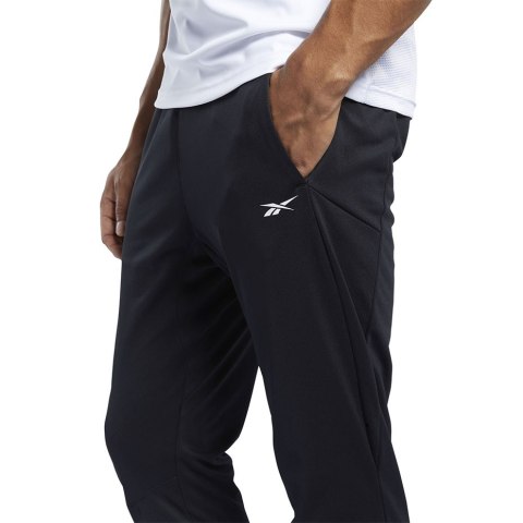 Spodnie męskie Reebok Workout Knit Pants czarne FJ4057 Spodnie męskie Reebok Workout Knit Pants czarne FJ4057