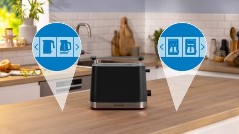 Toster Bosch TAT4M223 MyMoment (950W; czarny)