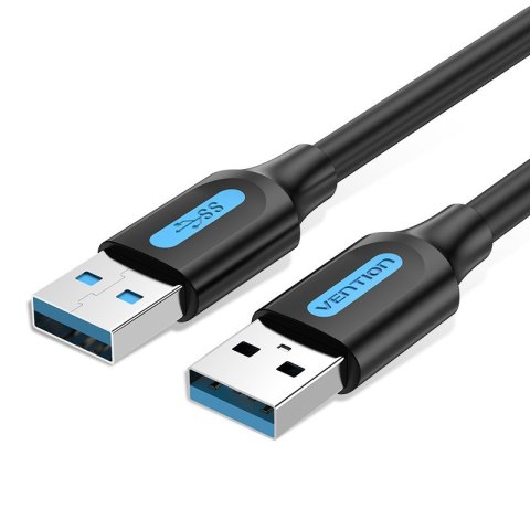Kabel USB-A do USB-A Vention 0.5m czarny